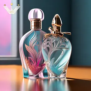 原创制造女性香水最佳法国香水空香水玻璃瓶