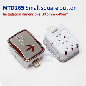 Botón <span class=keywords><strong>de</strong></span> <span class=keywords><strong>llamada</strong></span> cuadrado original MTD260 MTD265 MTD142 MTD143 <span class=keywords><strong>para</strong></span> elevadores con piezas <span class=keywords><strong>de</strong></span> repuesto <span class=keywords><strong>de</strong></span> 24V - Product Image 3