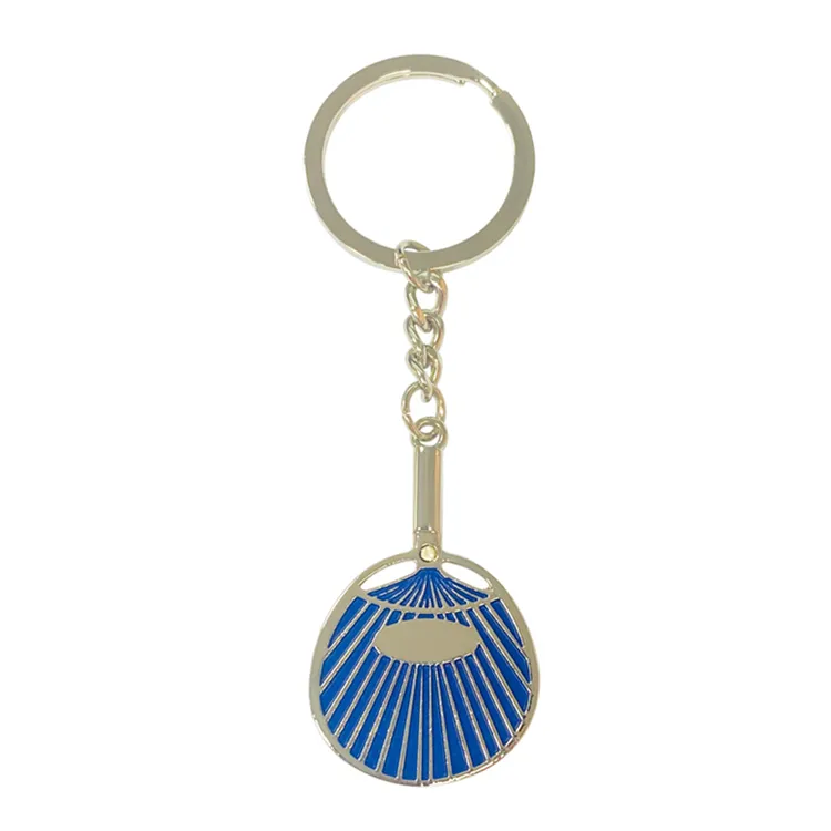 سلسلة مفاتيح جلدية مخصصة ترويجية سادة ومستطيلة على شكل قلب دائري مخصصة بشعار