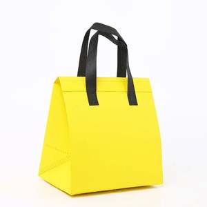 Sacs de courses écologiques en matériaux recyclables, sacs isothermes réutilisables en non-tissé, vente en gros à bas prix pour pizzas - Product Image 1