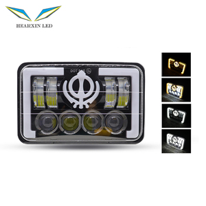 Phare LED carré <span class=keywords><strong>5</strong></span> pouces 75W Phare Led Hi/Low <span class=keywords><strong>Clignotant</strong></span> pour 4x4 Suzuki Samurai Jeep Wrangler Off Road 5x7 Work Light - Product Image 1