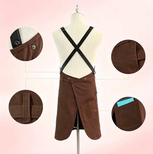 Delantal de Pana de Color Sólido Personalizado, Lavable <span class=keywords><strong>a</strong></span> Máquina, Ropa de Trabajo para Camareros de Restaurante, Baristas, Floristas, Reposterí<span class=keywords><strong>a</strong></span> Casera y Creaciones Hechas <span class=keywords><strong>a</strong></span> Mano - Product Image 6