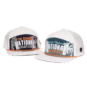 <b>Waterproof</b> Dry Fit <b>Mens</b> Premium Perforated <b>Hats</b> Custom 7 Panel Embroidery Flat Bill Gorra Snapback Caps for Golf With Holes - Product Image 1