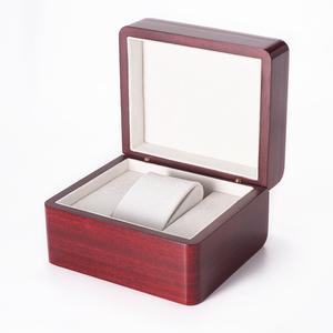 Factory Wholesale Custom Craft Wooden Watch Case Jewelry Wedding Ring Gift Storage Piano Lacquer Packaging Boxes