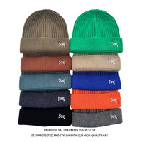 Cappello invernale Unisex con cappello da sci ricamato in maglia 3D cappello con teschio lavorato a maglia