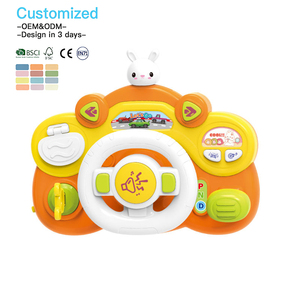 EDULAND OEM ODM Giocattolo Volante Interattivo per Bambini, Gioco Educativo Montessori per la Prima Infanzia, Tavola delle Attività, Giocattolo Musicale di Simulazione di Guida - Product Image 3