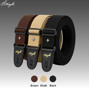 สายสะพาย<span class=keywords><strong>กี</strong></span>ตาร์ ผ้าฝ้าย หนัง PU <span class=keywords><strong>ป</strong></span>ลายสาย<span class=keywords><strong>ป</strong></span>รับความยาวได้ อุ<span class=keywords><strong>ป</strong></span>กรณ์เสริมเครื่องดนตรีที่ทนทานสำหรับกีตาร์อะคูสติกไฟฟ้า - Product Image 2