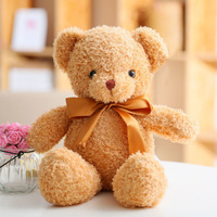 Ours en peluche personnalisé, ours en peluche doux avec nœud papillon, logo personnalisé pour un cadeau d'anniversaire et promotionnel