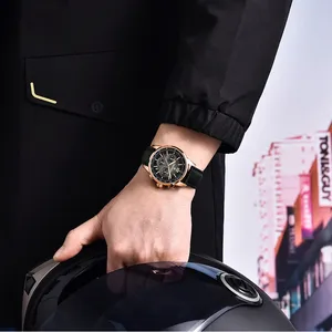 Montres <span class=keywords><strong>Pagani</strong></span> Design YS008, nouvelles montres de luxe pour homme, style décontracté, quartz, résistantes à l'eau 100 m, verre saphir, acier inoxydable. - Product Image 6