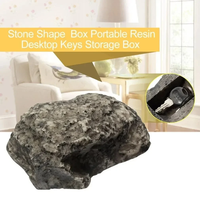 Garden Hide a spare key Camouflage Stone Fake Rock key box for Outdoor Yard Spare key