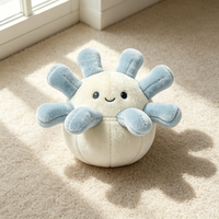 Jouet pour animaux de compagnie en peluche résistant à la mastication, en tissu doux, design personnalisé, OEM, en gros, cadeau de fête pour petits animaux