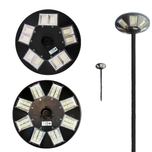 Luce solare integrata per esterno ad alto Watt sensore intelligente impermeabile integrato UFO luce solare per il giardino - Product Image 5