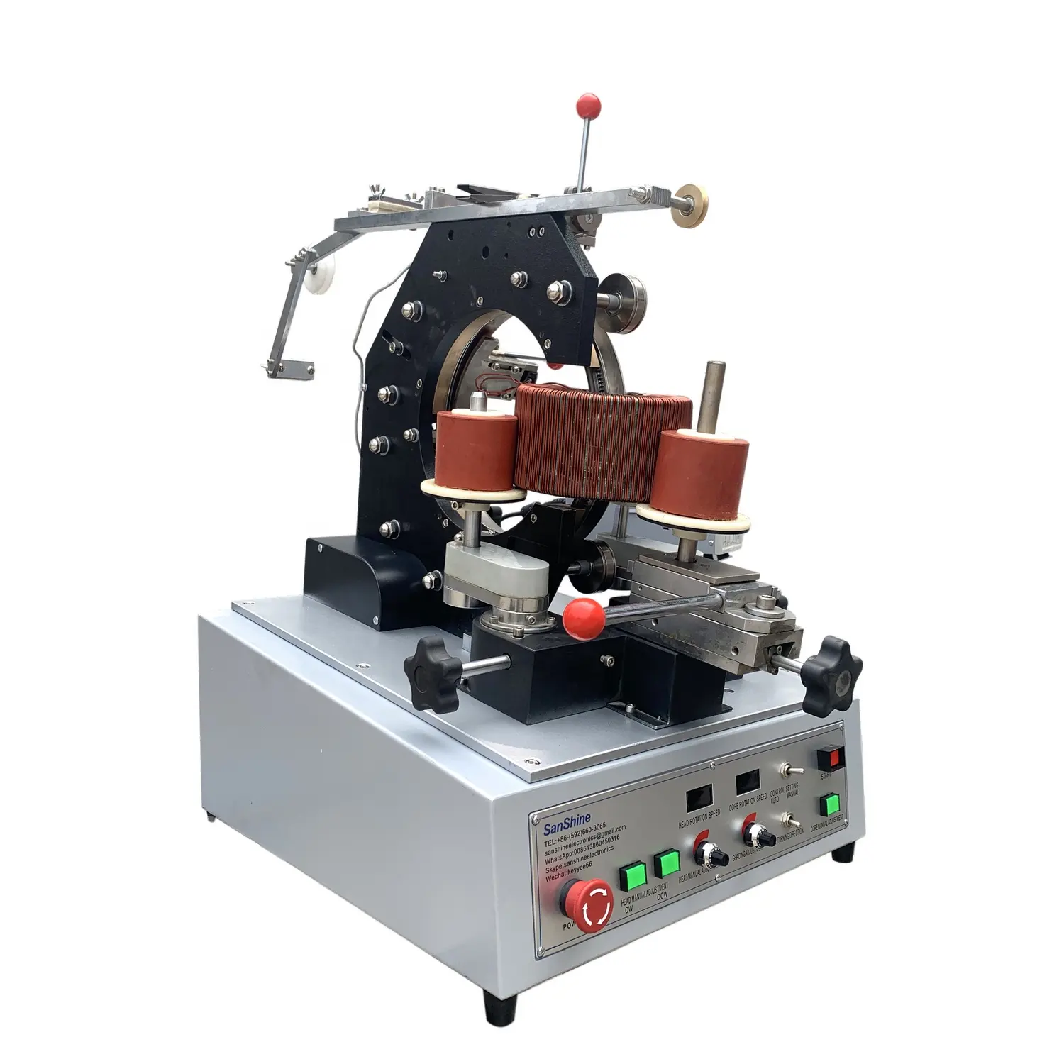 Gear type automatic big toroid coil winding machine(SS300-01)