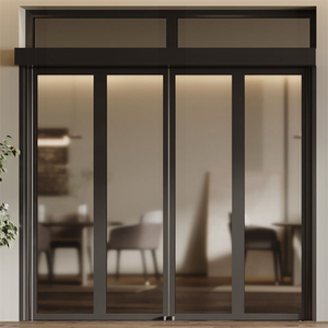 Portes pliantes en verre entièrement en aluminium, disponibles en version manuelle ou électrique, offrant une large vue et un cadre ultra-fin - Product Image 4