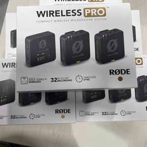Système de microphone cravate sans fil <span class=keywords><strong>Rode</strong></span> Wireless <span class=keywords><strong>PRO</strong></span> Premium léger 2.4G avec carte mémoire 32G pour une enregistrement de haute qualité et une réduction du bruit de 40h - Product Image 2