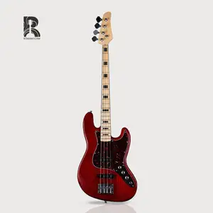 JB-RM03 Chủ nghĩa lãng mạn OEM rẻ hơn dịch vụ tùy chỉnh toàn cầu ST Stratocaster Bass điện Guitar cho người mới bắt đầu chơi sản xuất tại Trung Quốc