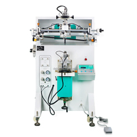 Impresora Serigráfica Semiautomática de Alta Precisión para Superficies Curvas, Equipo de Impresión para Botellas y Vasos de Plástico