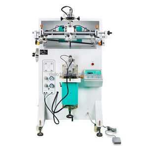 High Accuracy Semi-Automatic Curved Screen Printer Bottle Printing Equipment for Plastic Bottle Cups