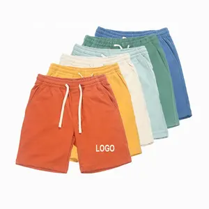 Wholesale Sports Cotton French Terry Gym Jogger Custom Logo Men Sweat Shorts