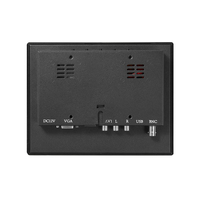 Moniteur tactile industriel de 8 pouces avec technologie capacitive VGA USB pour diverses applications