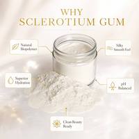 Gomme de Sclerotium de Qualité Cosmétique, Émulsifiant en Poudre Haute Pureté, Formateur de Gel