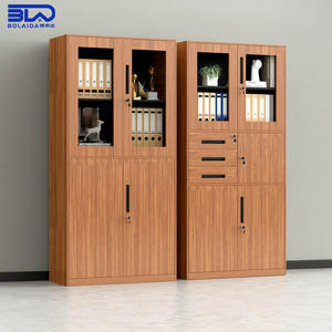 خزانة ملفات مكتبية معدنية قابلة للقفل، خزانة تخزين فولاذية بنمط رمادي للوثائق - Product Image 3