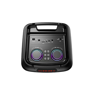 Altavoz Portátil para Exteriores Partybox, Altavoz Karaoke, Altavoz Activo de Plástico, Reproductor de Música, Sistema de Audio para Fiestas, Doble de 8 Pulgadas, Negro - Product Image 4
