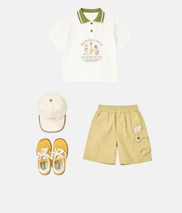 <span class=keywords><strong>Polo</strong></span> pour garçons MZJ à blocs de couleur - Haut d'été doux, confortable et respirant pour les jeux en plein air - Product Image 5
