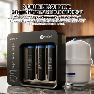 <span class=keywords><strong>Filtre</strong></span> à <span class=keywords><strong>eau</strong></span> <span class=keywords><strong>sous</strong></span> <span class=keywords><strong>évier</strong></span> OEM 6 étapes, machine RO à haut débit 100G, taux de récupération de 65%, purificateur par osmose inverse, noir - Product Image 2