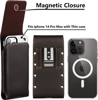 Sac à usage spécial, pochette de voyage personnalisée pour téléphone portable avec clip de ceinture en métal pour iPhone 14 Pro Max étuis pour téléphone portable