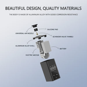 Nouveau moteur sans balais Mini pompe à air électrique Pompe <span class=keywords><strong>de</strong></span> vélo <span class=keywords><strong>de</strong></span> montagne - Product Image 2