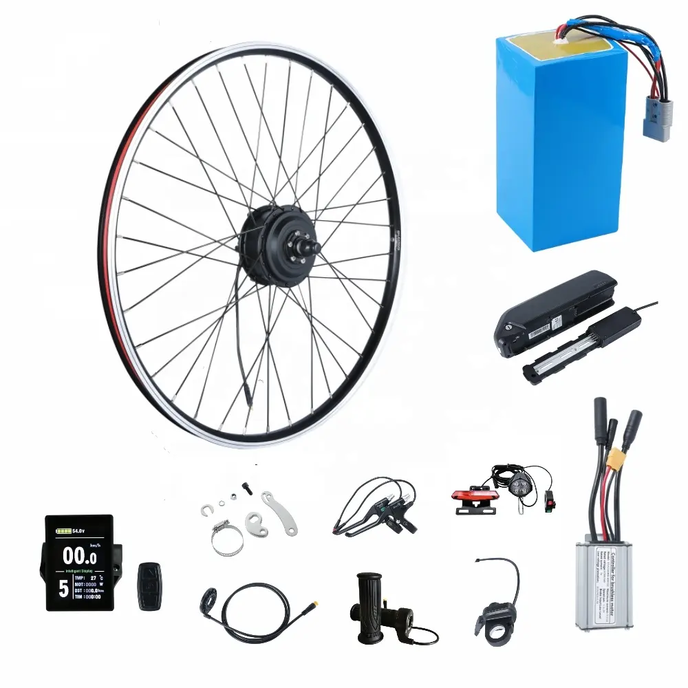 Elektro-Fahrrad-Umrüstsatz Vorderrad motor 350W E Fahrrad-Kit 36V Naben motor 20 "Fahrrads teuerung mit LCD-Display