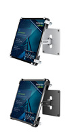 Support de tablette POS en aluminium de qualité supérieure, rotatif, réglable, à fixation murale pour restaurants et commerces de détail