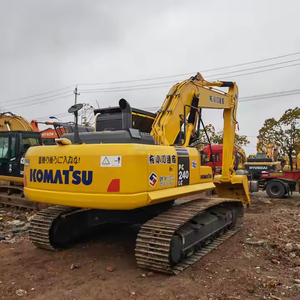 Excavadora usada sobre orugas grande KOMATSU de 24 toneladas lista para enviar con motor central y componentes de bomba a la venta - Product Image 3