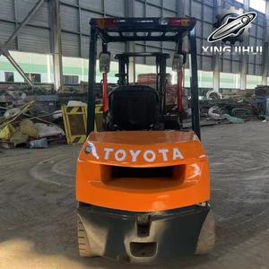 Chariot élévateur TOYOTA 7FD30 3 tonnes d'occasion, moteur 1DZ-2, importé du Japon, machine d'occasion, alimenté au carburant. - Product Image 2