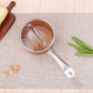 Bộ Nồi Nấu Ăn Kéo Căng Mới Bộ Nồi Nấu Ăn Chống Dính Gốm Màu Bộ Nồi Nồi Nấu Nướng Chống Dính Bằng Đồng 13 Món Tùy Chỉnh - Product Image 3