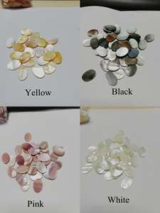 Fabrieksgroothandel witte bloemvormige, volledig bewerkte Hawaiiaanse parelmoer schelp voor DIY sieraden - Product Image 4