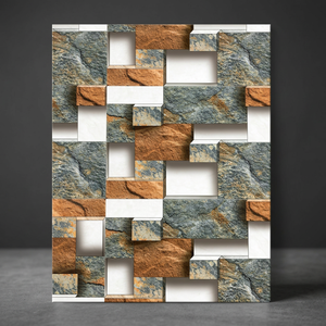 Carreaux muraux numériques en céramique effet pierre moderne 300x600mm 30x60cm 12x24 les plus vendus pour usage extérieur et salle de bain Vistaar - Product Image 3