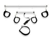 Barre d'écartement pour jeux érotiques, mobilier BDSM, collier de contrainte avec menottes et entraves de cheville pour couples, jeux pour adultes