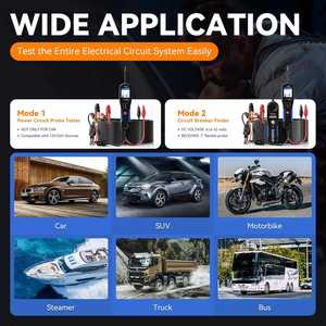 VDIAGTOOL V200 PRO Testeur de circuit électrique automobile, kit de sondes arrière 30 pièces, 12/24V, détecteur de court-circuit et de circuit ouvert, voitures - Product Image 6