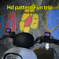Lampes LED dynamiques personnalisables pour yeux de moto, modèle Devil Eye, en PVC+LED, installation facile, étanches, clignotantes