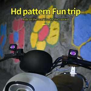 Lámparas LED Dinámicas Personalizables para Motocicletas y Automóviles, Luces Delanteras Impermeables con Intermitentes para Motocicletas - Product Image 2