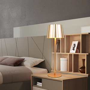 现代创意床头小台灯可充电触摸控制电池供电新颖设计LED阅读台灯 - Product Image 3