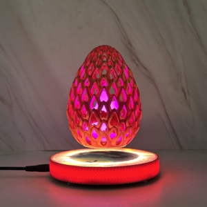 Magnetic Levitating Dragon Egg Lamp 3D Hollow Floating LED Night <b>Light</b> for Home Decor & Gifts - Product Image 3