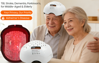 Casque de thérapie cérébrale 810 nm avec 280 diodes pour la photobiomodulation et la thérapie laser biophotonique pour l'Alzheimer, Parkinson, l'épilepsie