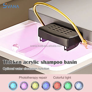 Silla de lavado de pelo de lujo Cama de champú tailandés eléctrico con tanque de agua - Product Image 5