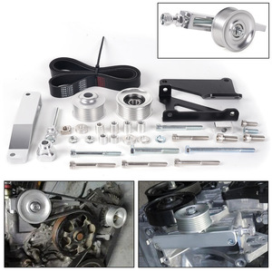 Kit de poleas de eliminación de A/C P/S para Honda K20 K24, piezas de aluminio para tuning de motor - Product Image 4