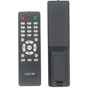 Télécommande de télévision LED à perles de cristal Yk 01585 1 pour téléviseur LCD assemblé noir 15x4,5x2cm - Product Image 5