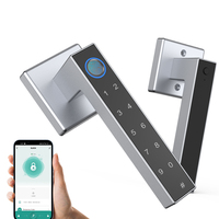 Cerradura inteligente sin llave para puerta, cerrojo de seguridad con huella dactilar, contraseña, APP TUYA, Hotel, apartamento