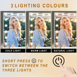 New phổ biến bảng Miroir với ánh sáng Bluetooth espelho espejo Vanity gương vẻ đẹp mỹ phẩm spiegel thông minh LED Gương trang điểm - Product Image 6